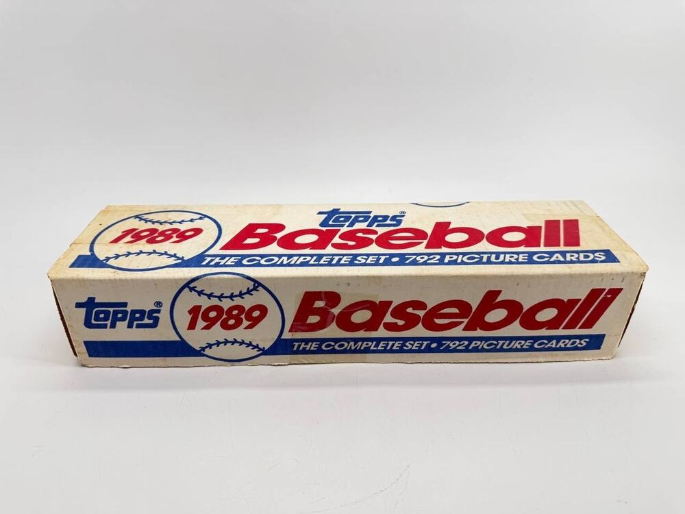 1989 Topps Baseball Complete Card Set Vintage New Open Box Made in USA 3.50 lb